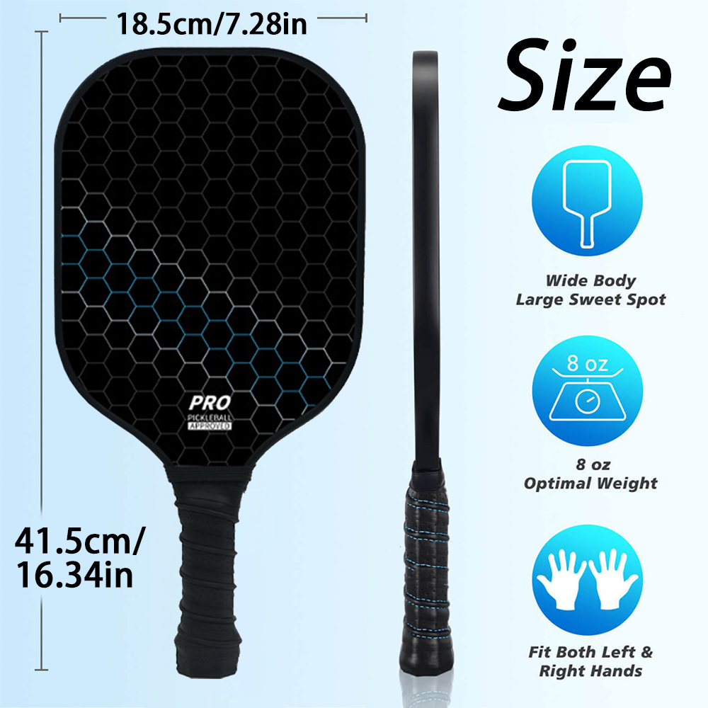2 PCS Pickleball Paddle Set Ca - Crepe Pan Carbon review and price